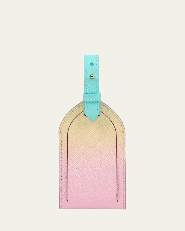Panama Pearl Pink Rainbow Luggage Tag